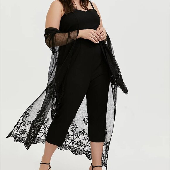 🆕 4X Premium Ponte Self Tie Strapless Jumpsuit - Picture 2 of 6